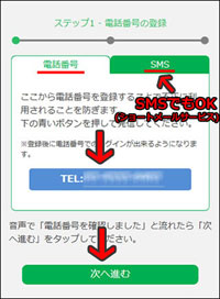 PCMAX(ピーシーマックス)電話番号認証